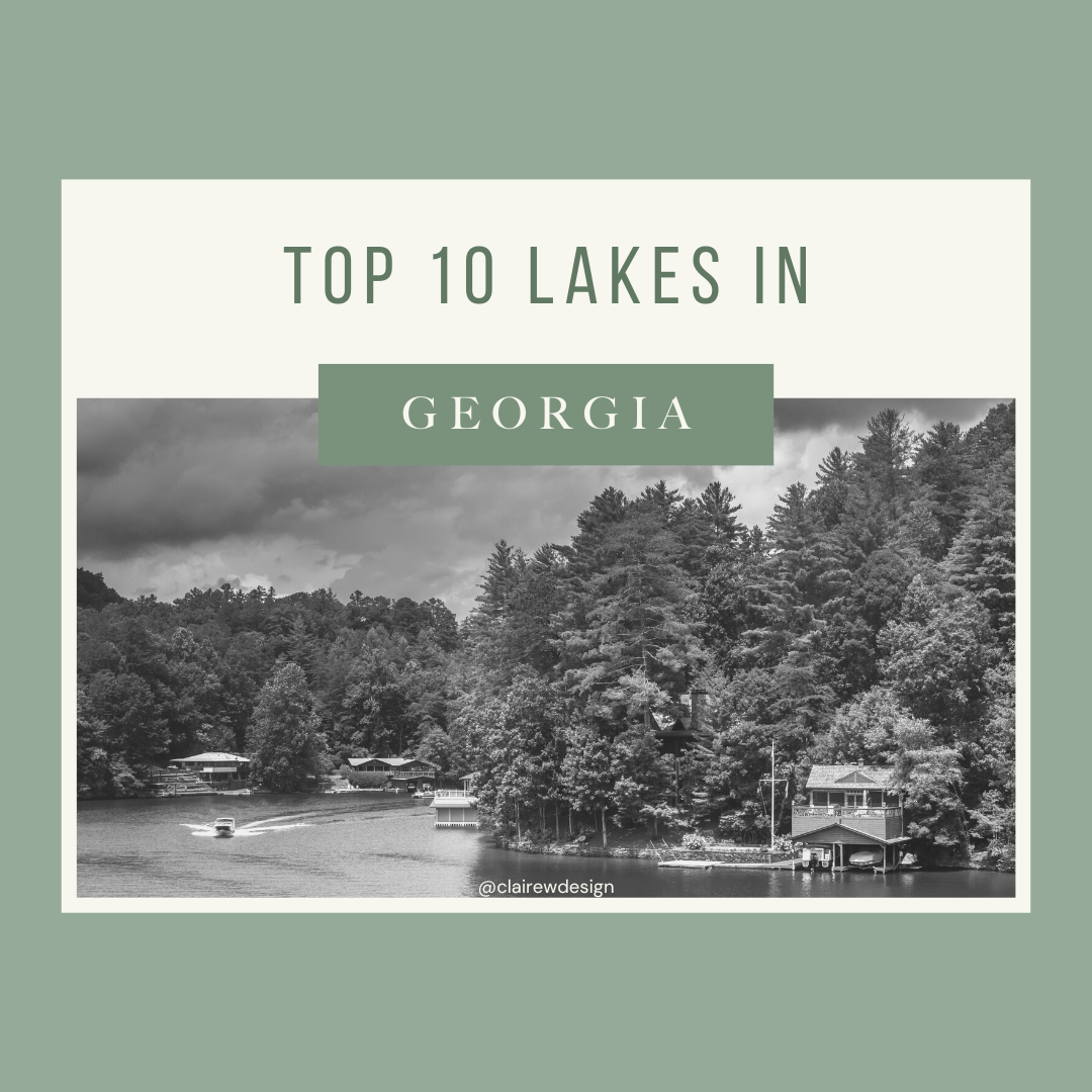 Top 10 Most Popular Lakes in Georgia