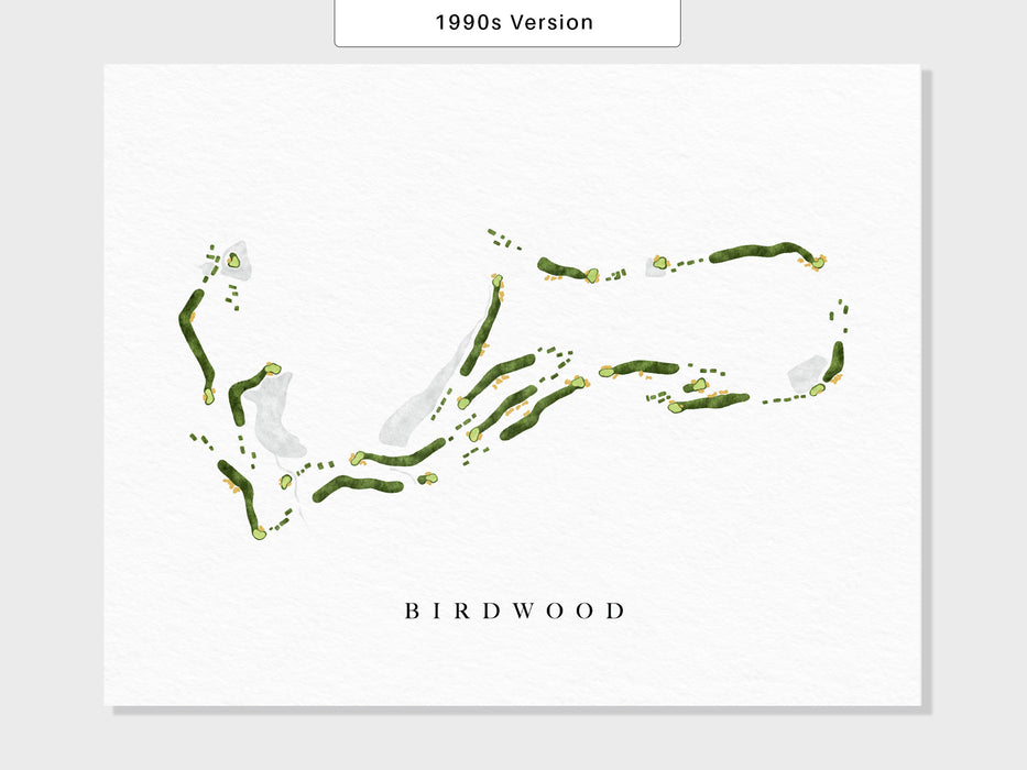 a watercolor map of birdwood, california