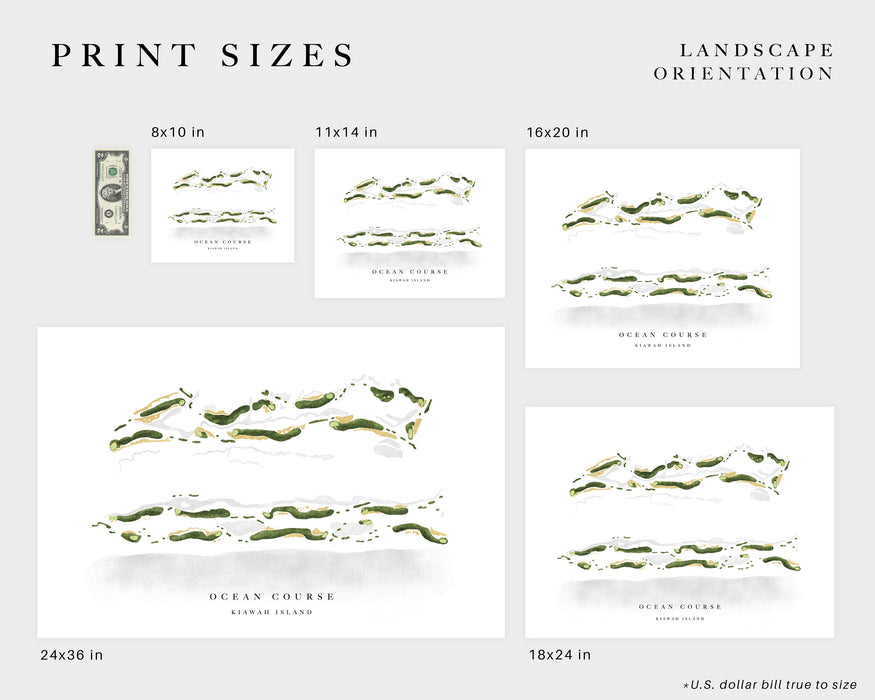 Abbey Springs Golf Course | Fontana, WI | Golf Course Map, Personalized Golf Art Gifts for Men Wall Decor, Custom Watercolor Print