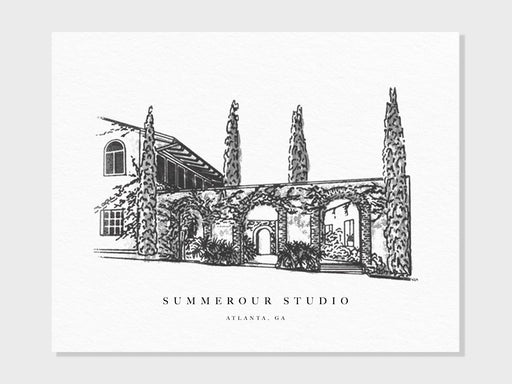 Summerour Studio | Atlanta, GA | Wedding Venue Art, Westside, West Midtown Atlanta, Wedding Gift, Anniversary Gift, Fine Art Print