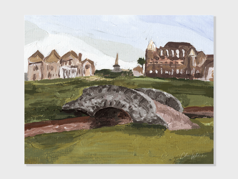 St. Andrews 18th Hole | Acrylic Painting