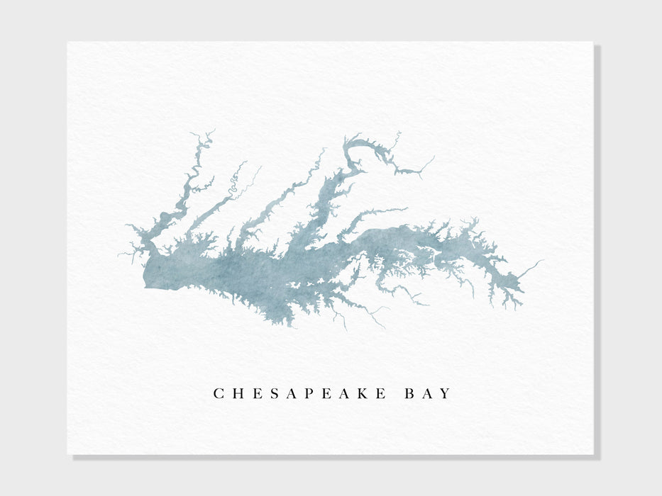 a watercolor painting of a lake with the words cheesecake bay on it