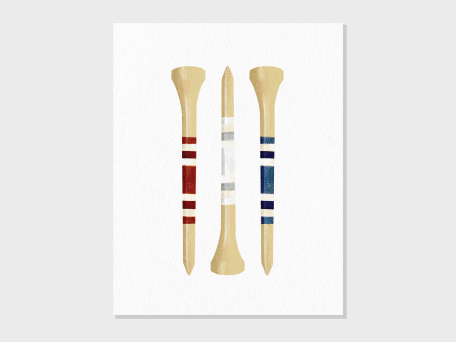 a painting of two baseball bats and a bat