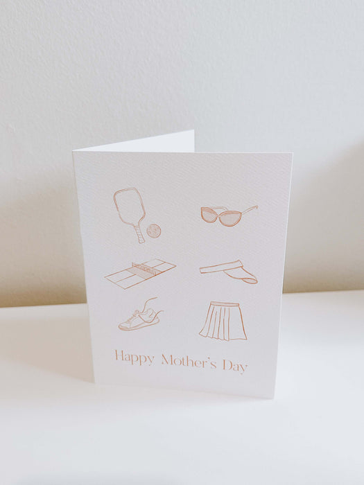 Pink Pickleball Essentials | Mother's Day Greeting Card