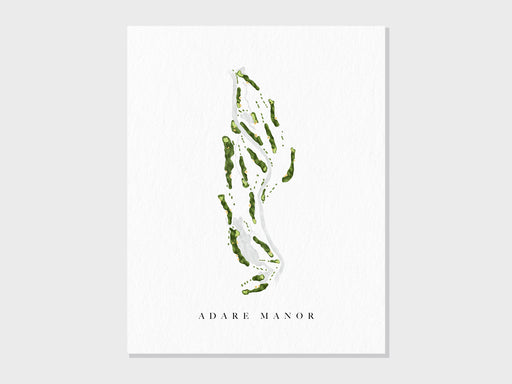a white and green print of a golf player