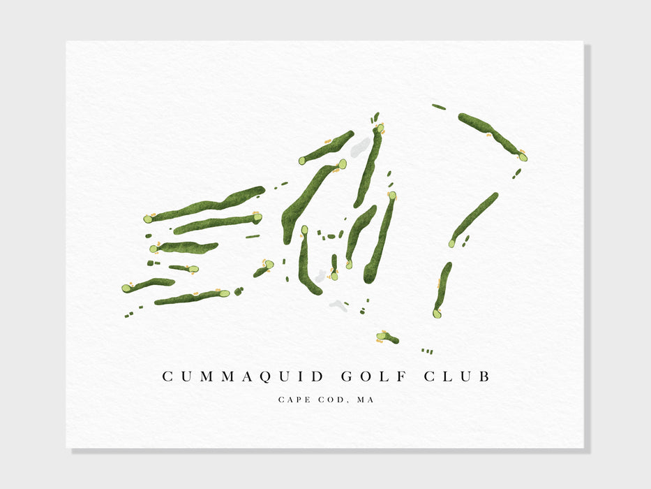 a card with a picture of a golf club