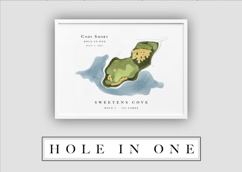 Custom Hole-in-One | Golf Course Hole Layout.