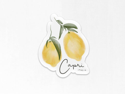 Capri Lemon Sticker | Amalfi Coast, Italy 