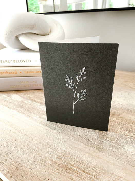 Olive Branch Greeting Card | Size A2 4.25"x5.5" 