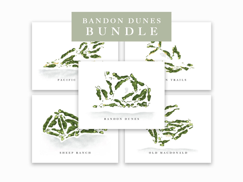Bandon Bundle | Bandon Dunes, Pacific Dunes, Bandon Trails, Old Mac, Sheep Ranch