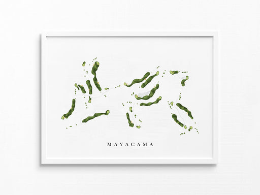 Mayacama Golf Club | Santa Rosa, CA | Golf Course Map, Golfer Decor Gift for Him, Scorecard Layout | Art Print UNFRAMED