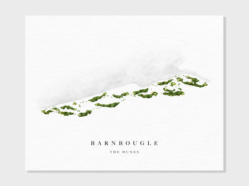 Barnbougle Dunes | Tasmania, Australia | Golf Course Map, Golfer Decor Gift for Him, Scorecard Layout | Art Print UNFRAMED